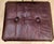Vintage MCM Pearl Wick – Brown Faux Leather Valet Dressing Chair For Sale In Phoenix - Image 6 of 8