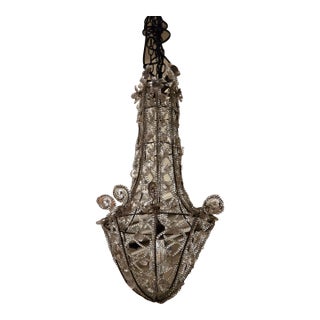 Beaded French Chandelier For Sale