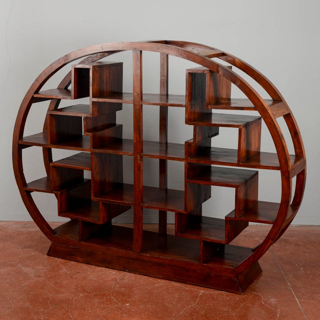 Vintage Oriental Style Bookcase For Sale - Image 16 of 18