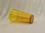 Large Vintage Mid Century Attributed to Blenko Hand Blown Art Glass Vase Yellow With Honey-Gold Tones For Sale In Greenville, SC - Image 6 of 12