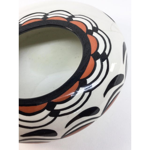 Ceramic Ukrainian Folk Art Catchall or Planter For Sale - Image 9 of 13