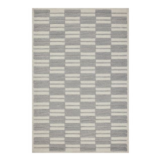 Chris Loves Julia x Loloi Bradley Ivory / Grey 2'-6" x 9'-9" Runner Rug For Sale