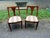 Traditional Vintage Pair of Regency Style Emprire Directorie Style Dining Side Chairs. Possibly Attributed to Kindel For Sale - Image 3 of 10