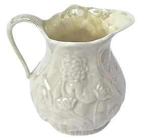 Antique Porcelain Floral Creamer