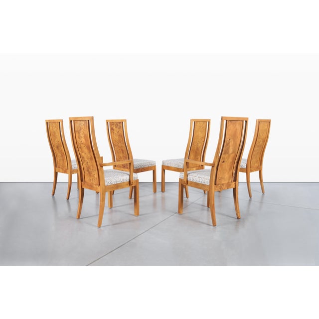 Vintage Burl Wood Dining Room Set by Thomasville For Sale - Image 11 of 12