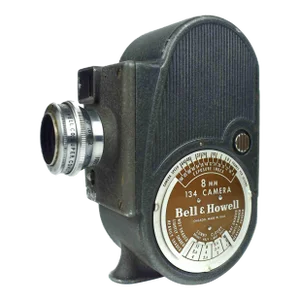 Mid 20th Century Bell & Howell Electric Eye 8 Mm Roll Film Movie Camera Usa