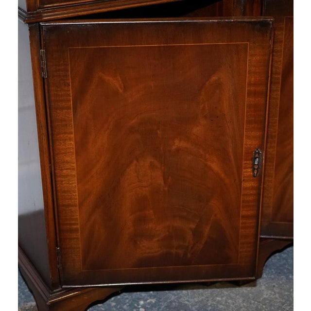 Georgian Breakfront Four Door Display Cabinet For Sale - Image 9 of 18