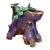 Vintage Shiwan Pottery Faux Bois Cache Pot For Sale