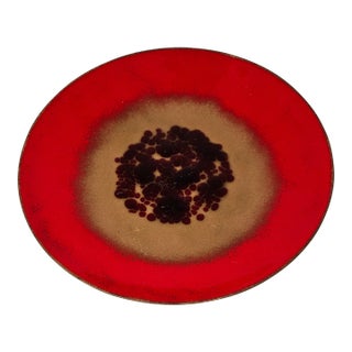 Enameled Copper Bowl, 1960s Germany For Sale