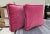 Modern Velvet Rhododendron Pillow Covers- a Pair For Sale - Image 3 of 3
