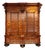 Walnut Hall Cabinet from the Budde Artistic Cabinetry Workshop, Warendorf, Westphalia, 1770s For Sale