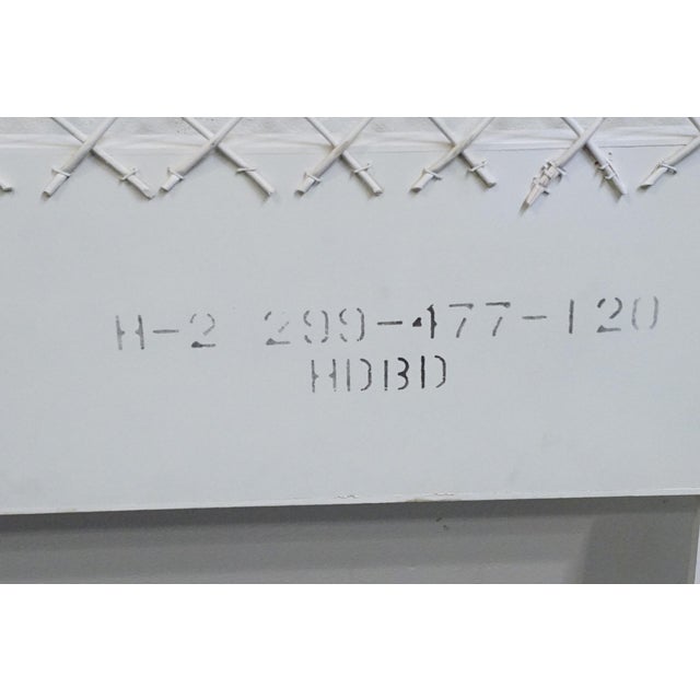 Lexington / Henry Link Country Cottage Style White Wicker Full Size Headboard 299-477-120 For Sale In Kansas City - Image 6 of 7