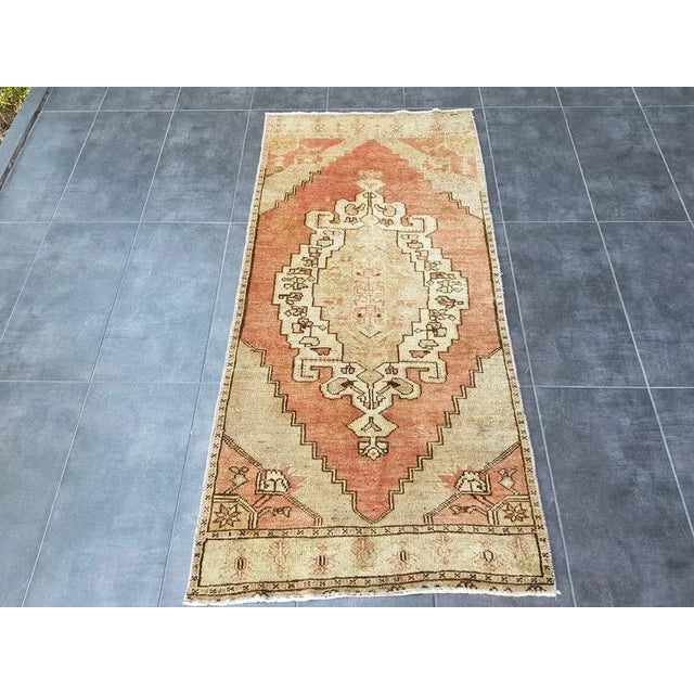 Vintage Handmade Bohemian Rug- 2′7″ × 5′7″ For Sale - Image 11 of 11