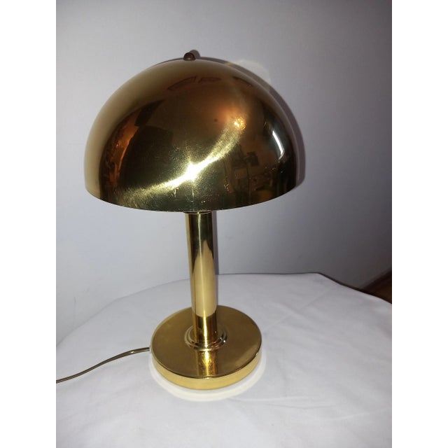 Vintage Brass Table Lamp For Sale - Image 5 of 6