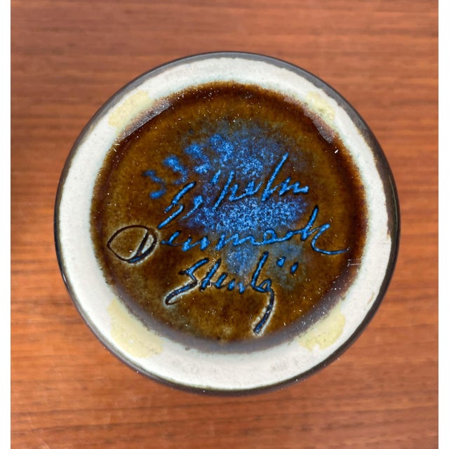 Mid-Century Modern Danish Model 3339 Studio Pottery Candleholders by Einar Johansen for Søholm, 1960s, Set of 2 For Sale - Image 14 of 17