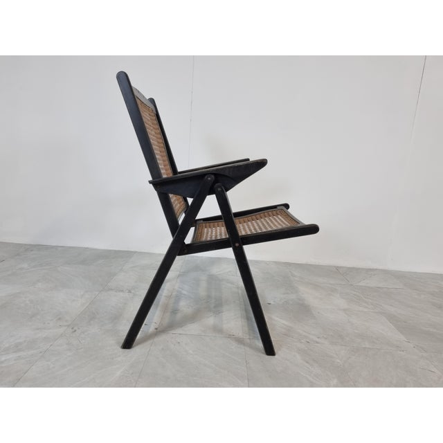 Mid-Century Italian Foldable Chair, 1960s For Sale - Image 3 of 11
