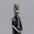 Silver Antique 20th Century Italian Silver & Enamel Mounted Napoleonic Kingdom Guard, 1970s For Sale - Image 8 of 15