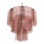 Fume and Pink Tronchi Murano Glass Chandelier by Simoeng For Sale - Image 8 of 8