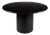Kersten 54 In. W Round Wood Single Pedestal Base Dining Table, Coffee For Sale