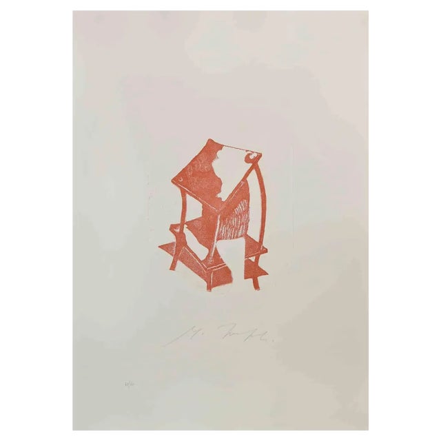 Mino Trafeli, Duchamp, Etching, 1969 For Sale