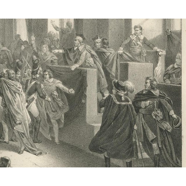 Madou, Bonaparte in the Council of Five Hundred, 1827, Lithograph For Sale - Image 6 of 9