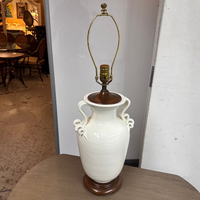 Ceramic Classic Amphora Ceramic Table Lamp For Sale - Image 7 of 12
