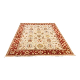7ft 11 in X 10ft 1 Vasari Hand-Knotted Wool Area Rug For Sale