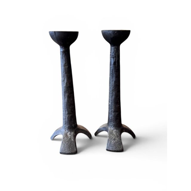 Bronze Candleholders by Horst Dalbeck, Germany, 1970, Set of 2 For Sale - Image 6 of 7