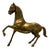 Large Vintage Brass Horse For Sale