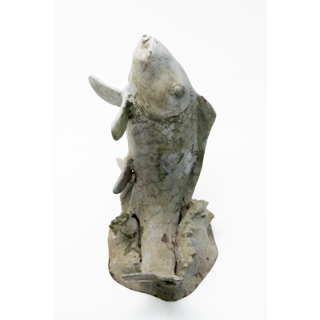 Metal Fish Fountain Head 20th Century Cast For Sale - Image 4 of 11