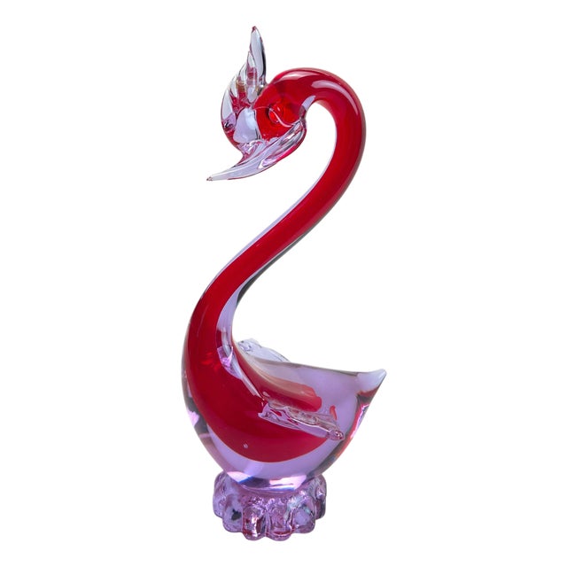 Murano Sommerso Duck in Alexandrite Glass from Fratelli Toso, 1960s For Sale