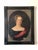 A pair of original antique oil portraits, dating from around 1870. These 19th century paintings show Baron Adam Franz...