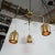 Mid-Century Modern Vintage Gold-Flecked Murano Glass Suspension Chandelier For Sale - Image 3 of 9