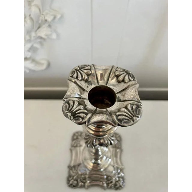 Antique George II Sheffield Plated Telescopic Candlesticks, 1800, Set of 2 For Sale - Image 6 of 8