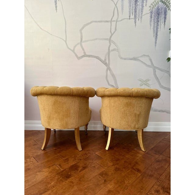 2010s Pair of French Art Deco Club Chairs For Sale - Image 5 of 10