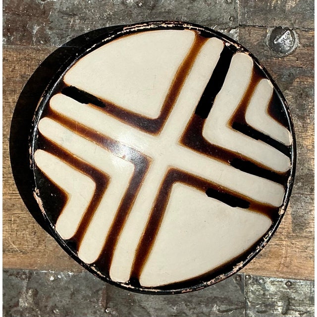 Vintage Original Studio Pottery Ring Dish For Sale - Image 11 of 12