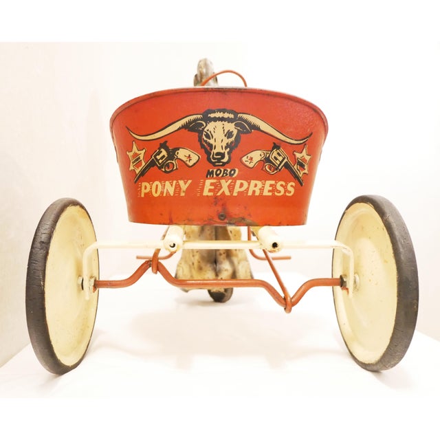 1950s Vintage Pony Express Pedal Toy from Mobo Toys, England, 1950s For Sale - Image 5 of 8