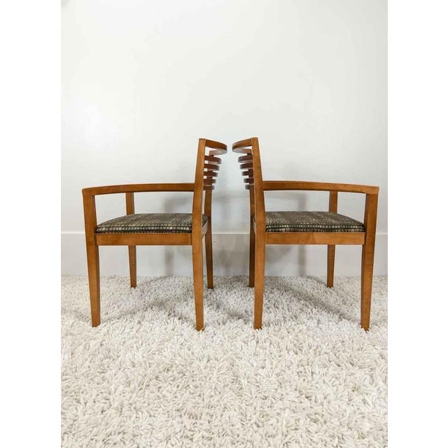 Vintage Set of 6 Postmodern Ricchio Chairs by Knoll For Sale In Seattle - Image 6 of 9