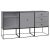 Gray 49 Dark Grey Frame Sideboard Trio by Lassen For Sale - Image 8 of 8