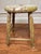 Antique Early American Farmhouse Painted Low Stool For Sale In Houston - Image 6 of 12
