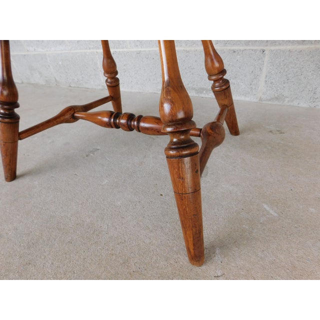 Custom Hand Made Pennsylvania Comb Back Swivel Windsor Armchair For Sale - Image 16 of 18