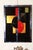 This bold panel by German artist Eliade Ispas features red and black lacquer as well as gold and silver leaf accents. It...