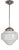 Art Deco Pendant Lamp with Stepped Opaline Shade, 1930s For Sale