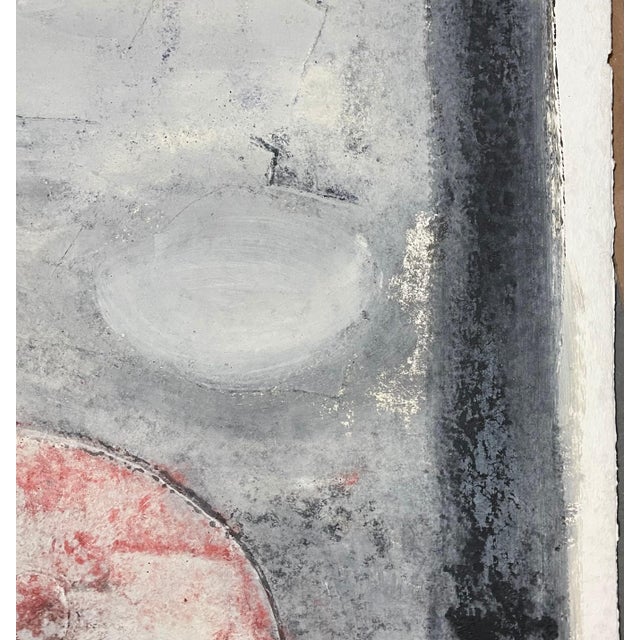 John Walker, Large 3D Cast Paper Abstract Oil Monoprint Unique Monotype Painting John Walker, 1991 For Sale In Miami - Image 6 of 18