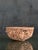 Beautiful hand made raw terracotta fruit bowl with rope and fruit design. Italian made by Dept. 56. marked on bottom.