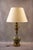 Electrified Kerosene Lamps in Glazed Earthenware with Gilt Bronze Mounts and Geometric Decor from Longwy, Late 19th Century, Set of 2 For Sale - Image 6 of 14