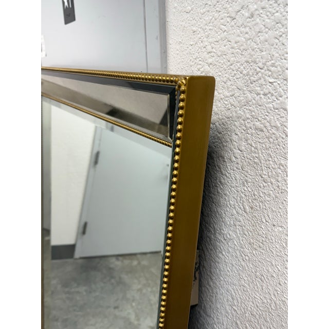 Glass Bassett Mirror Company Venetian Style Beaded Floor Mirror For Sale - Image 7 of 12