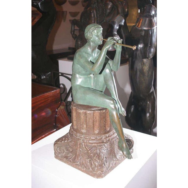 Art Deco Bronze Sculpture by Maurice Guiraud Riviere Chairish