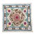 Hand-Embroidered Neutral Tan Suzani Tapestry, 3'10'' X 4'2'' For Sale