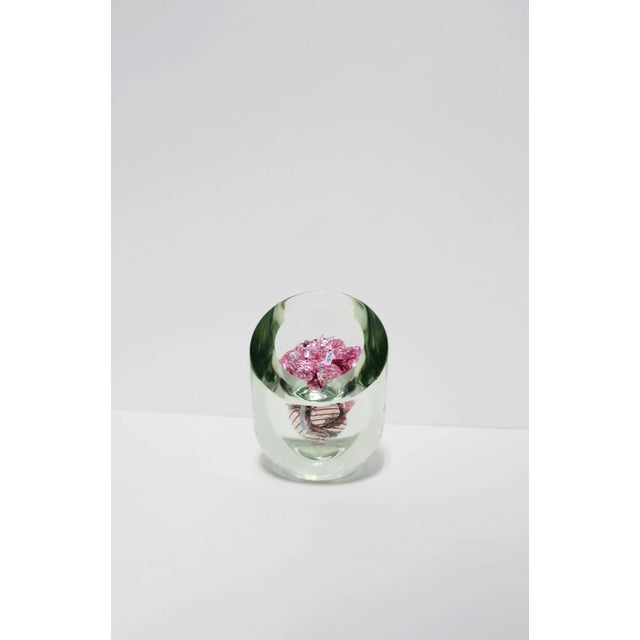 Postmodern Italian Modern Murano Art Glass Ashtray or Bowl For Sale - Image 3 of 13